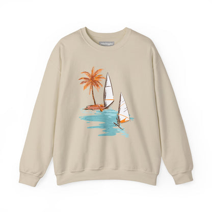 Tropical Chic Artisanal Sweatshirt