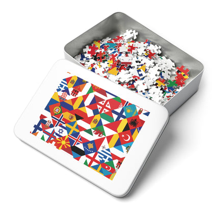 Kids Educational Jigsaw Puzzle with Tin