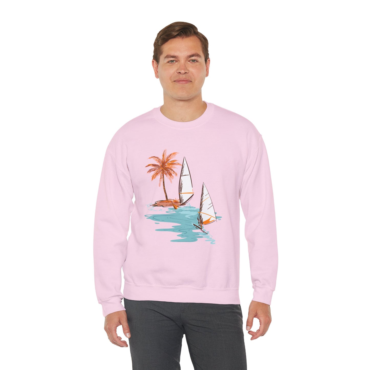 Tropical Chic Artisanal Sweatshirt