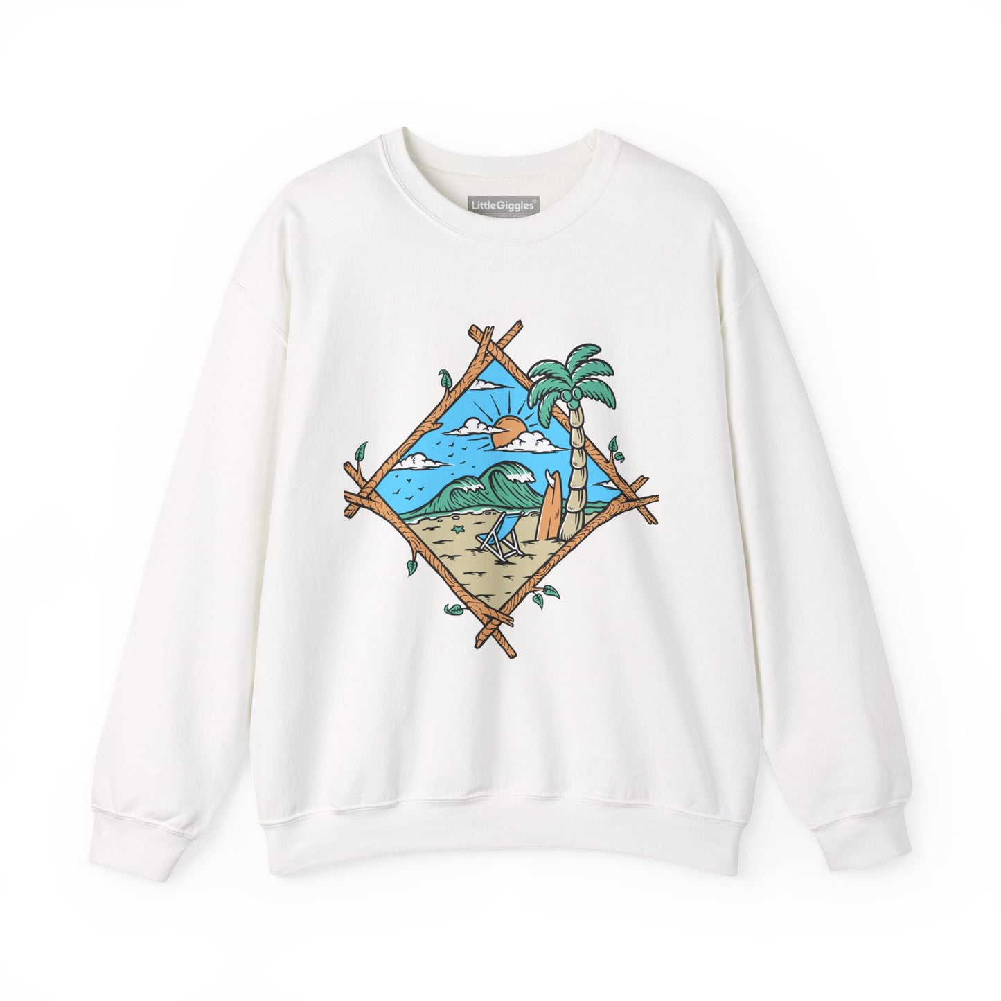 Beach Vibes Crewneck Sweatshirt