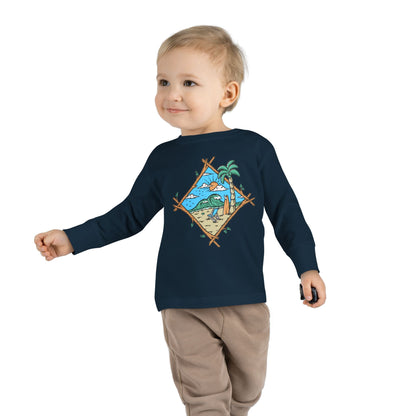 Tropical Toddler Long Sleeve Tee