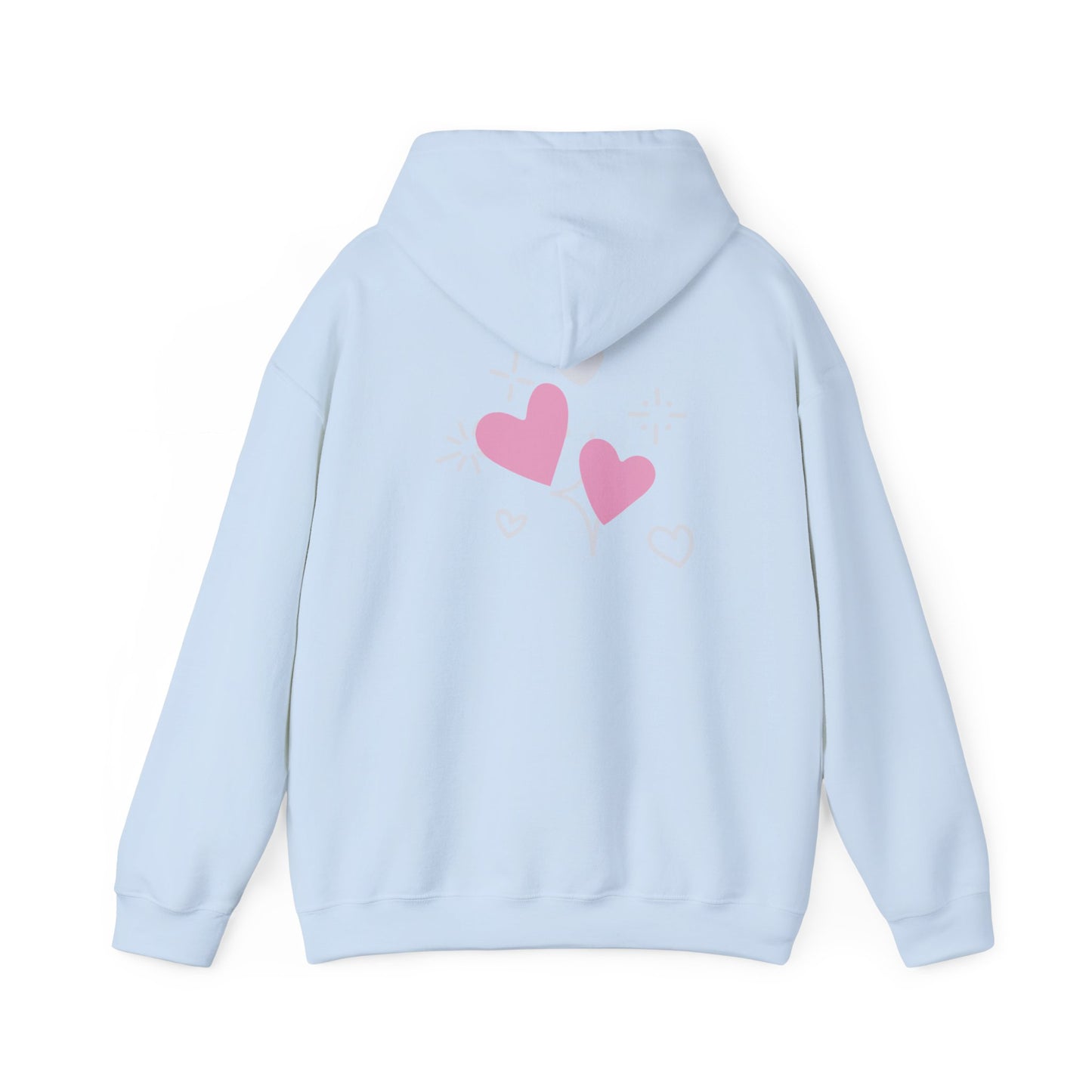 Cozy Heart-Themed Hooded Sweatshirt