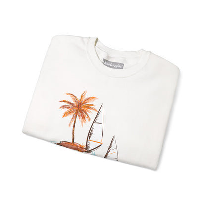 Tropical Chic Artisanal Sweatshirt