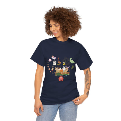 Farm Illustrations Unisex Heavy Cotton Tee