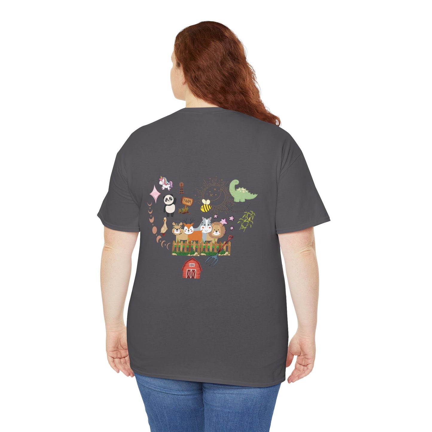 Farm Illustrations Unisex Heavy Cotton Tee