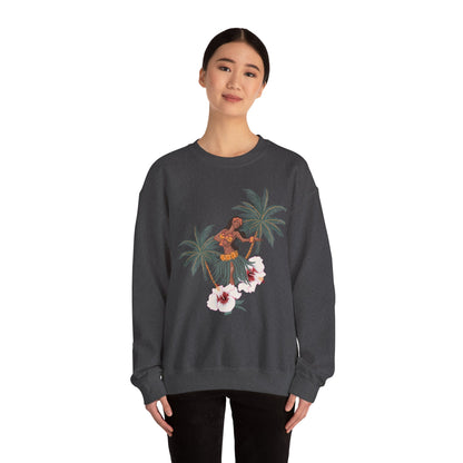 Tropical Chic Artisanal Sweatshirt