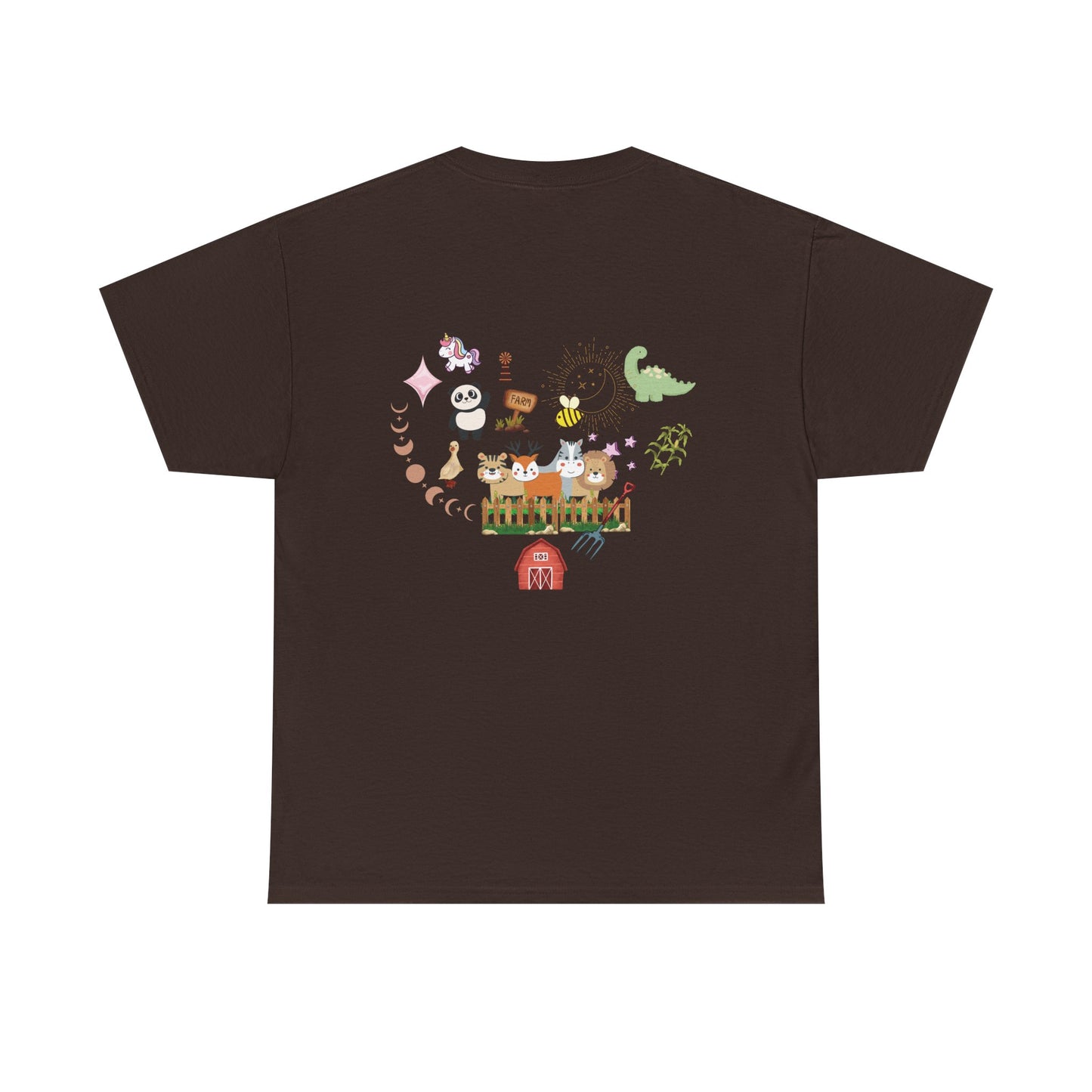 Farm Illustrations Unisex Heavy Cotton Tee