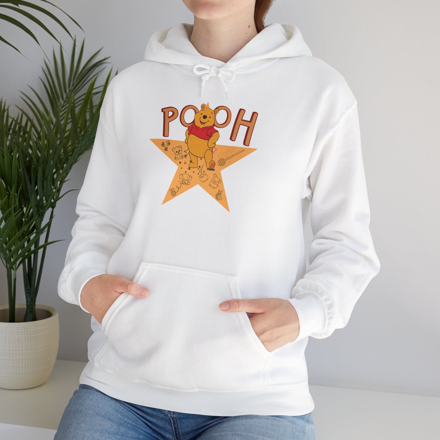 Pooh Themed Hooded Sweatshirt