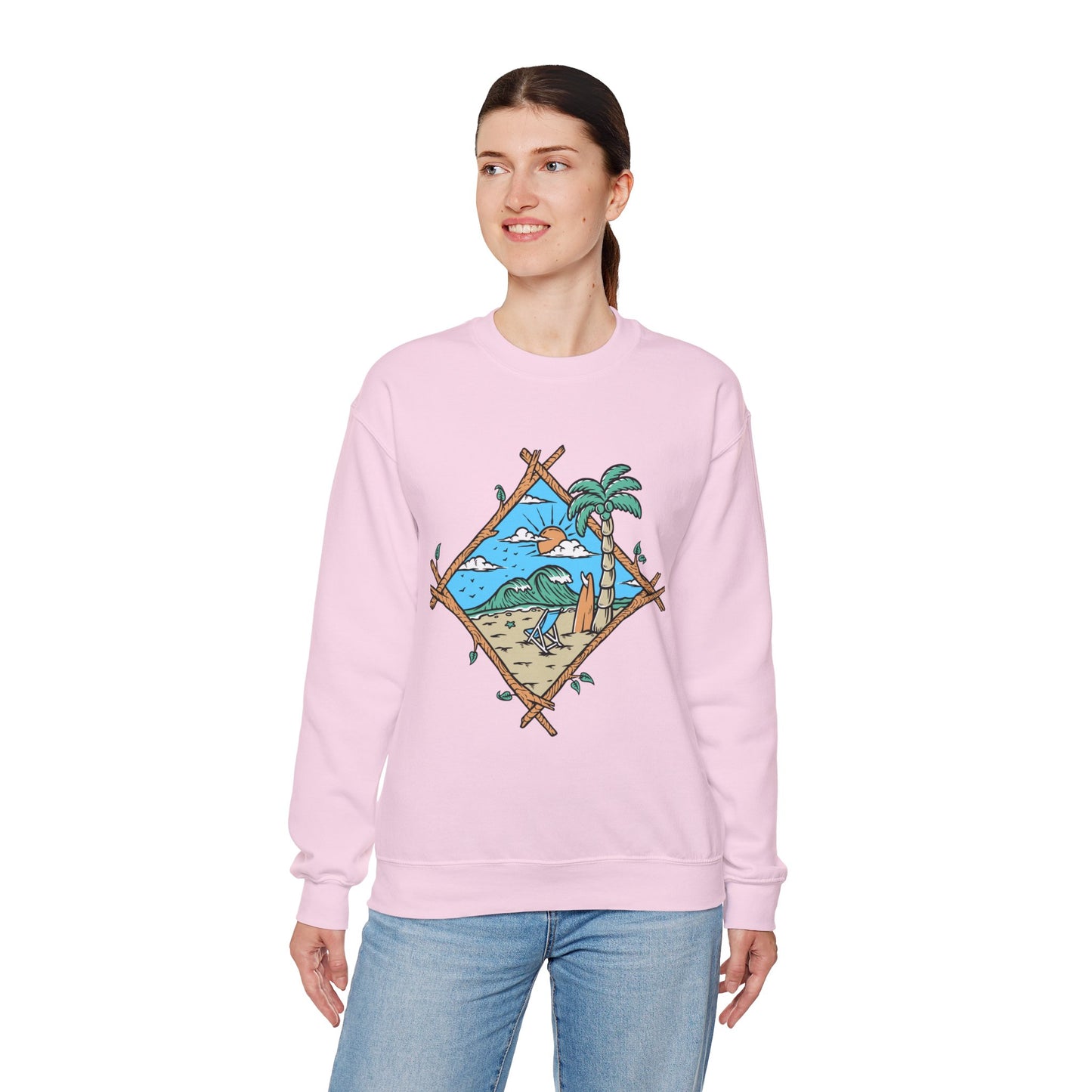 Beach Vibes Crewneck Sweatshirt