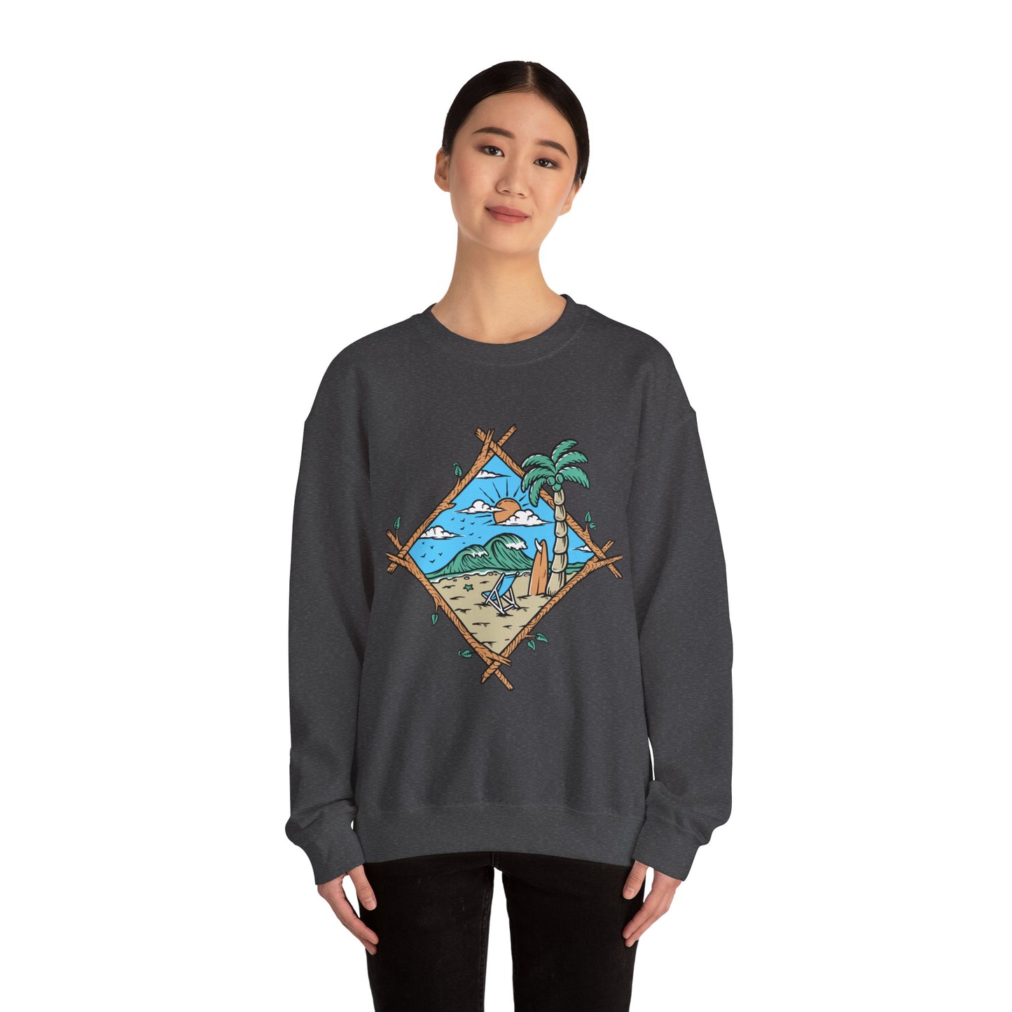 Beach Vibes Crewneck Sweatshirt