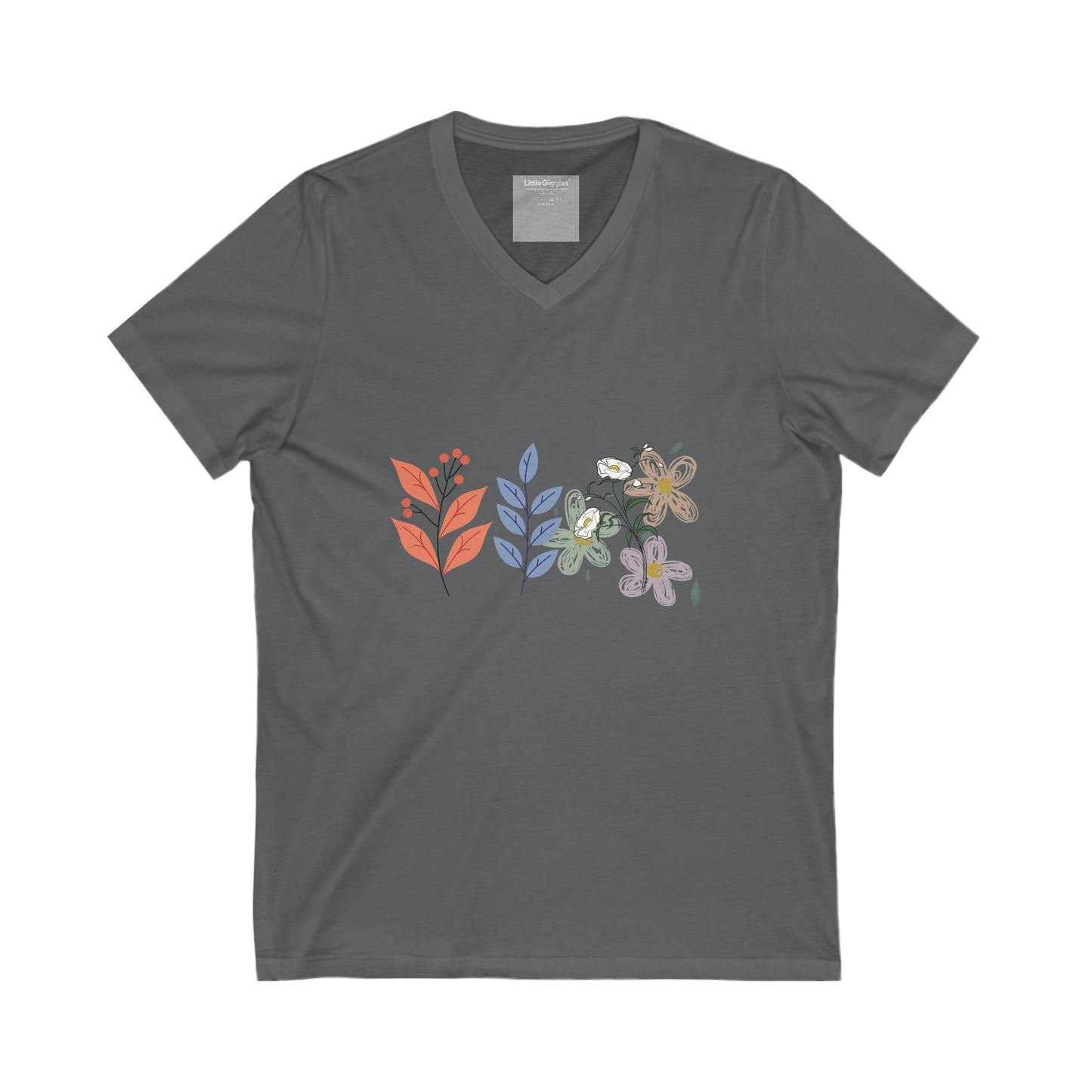 Floral V-Neck Tee