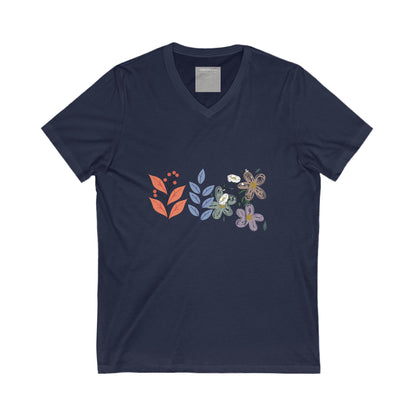 Floral V-Neck Tee