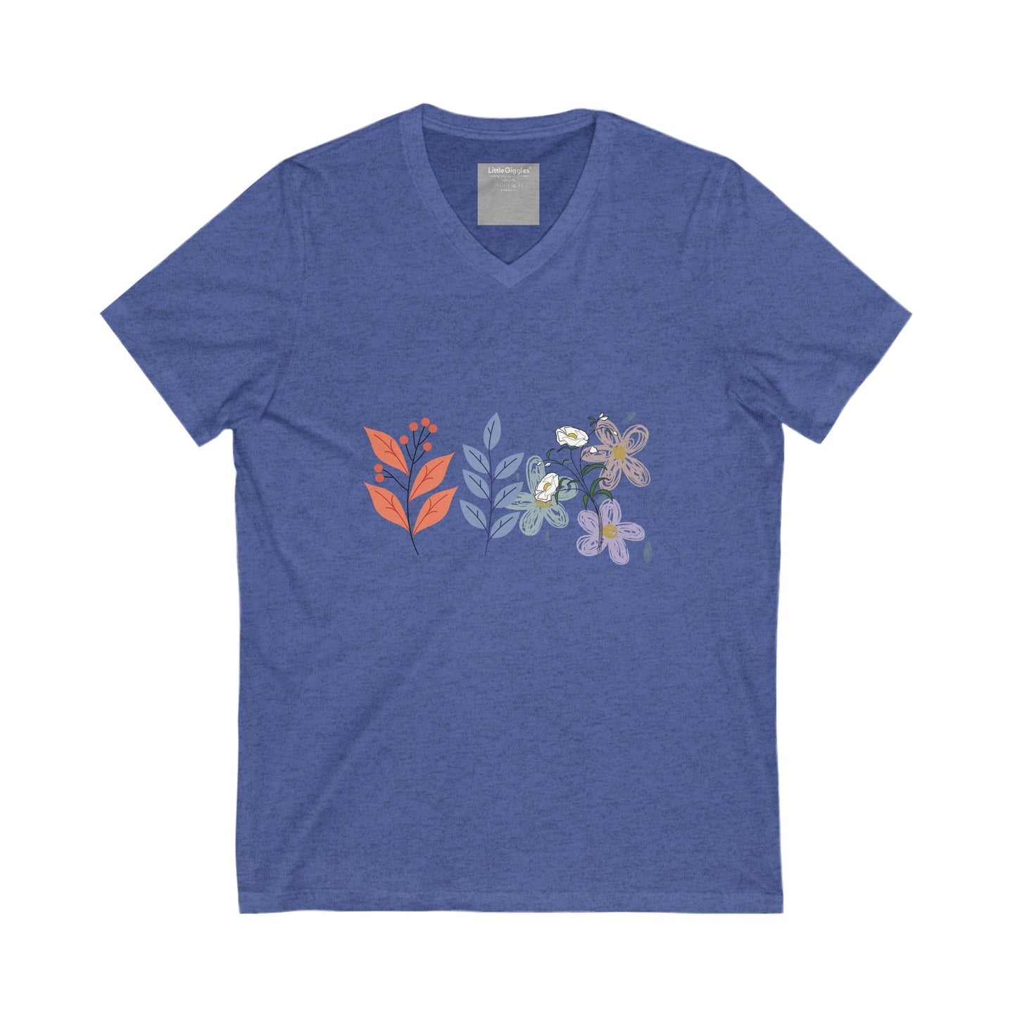 Floral V-Neck Tee