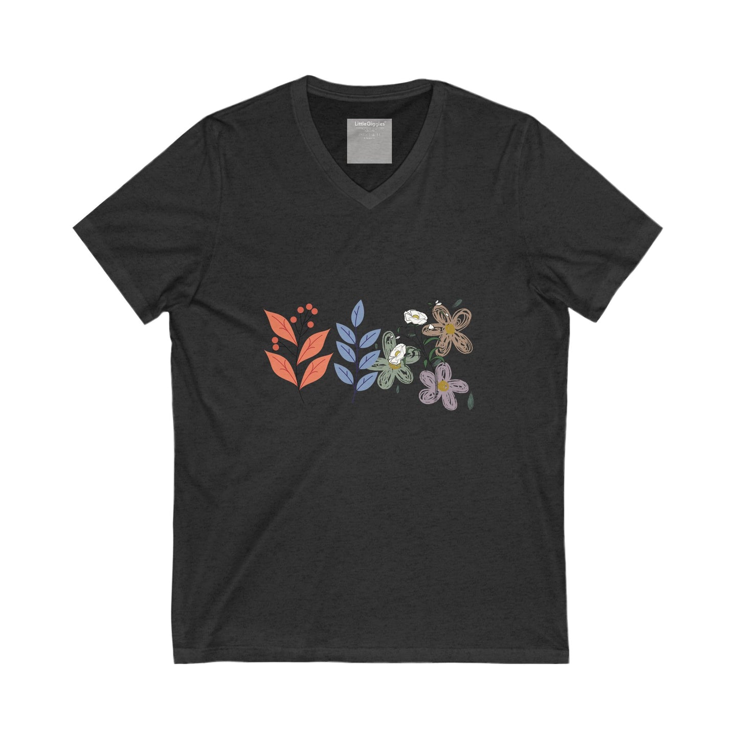 Floral V-Neck Tee