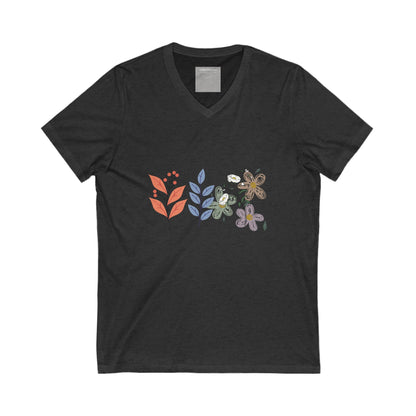 Floral V-Neck Tee