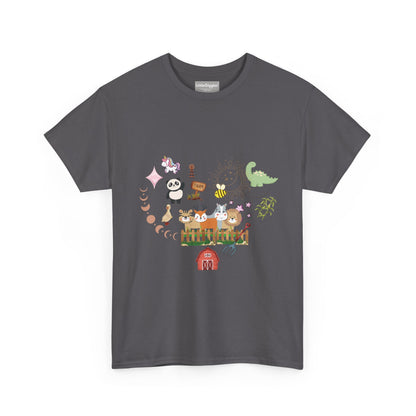 Farm Illustrations Unisex Heavy Cotton Tee