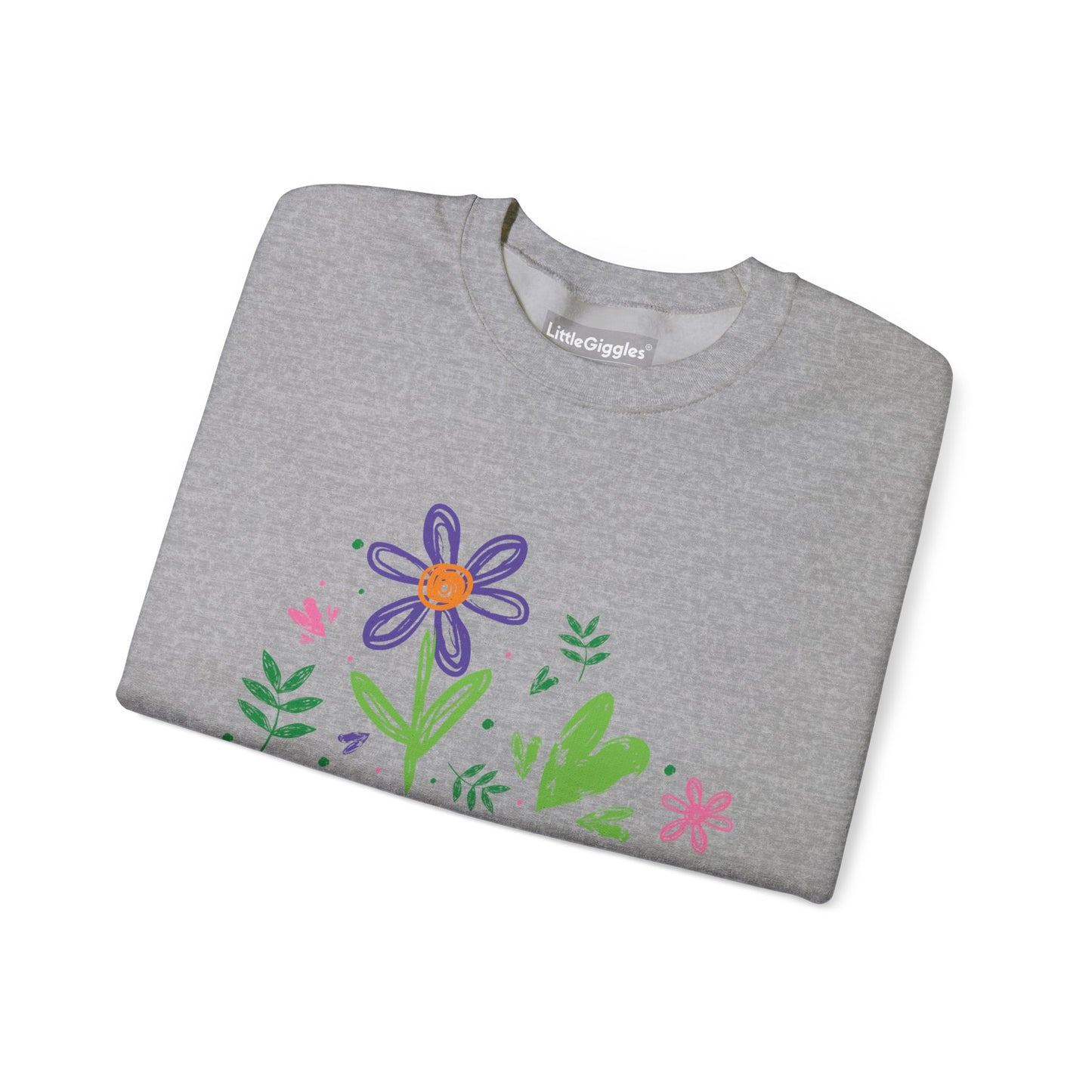 Floral Chic Artisanal Sweatshirt