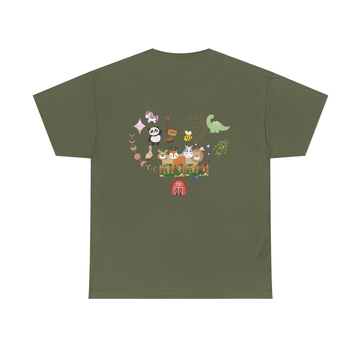 Farm Illustrations Unisex Heavy Cotton Tee