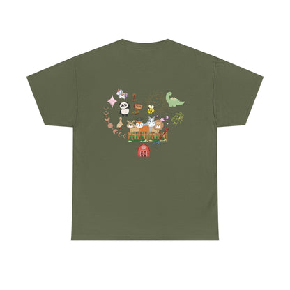 Farm Illustrations Unisex Heavy Cotton Tee