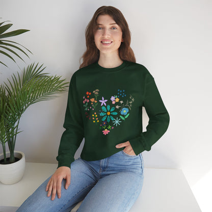 Floral Crewneck Sweatshirt