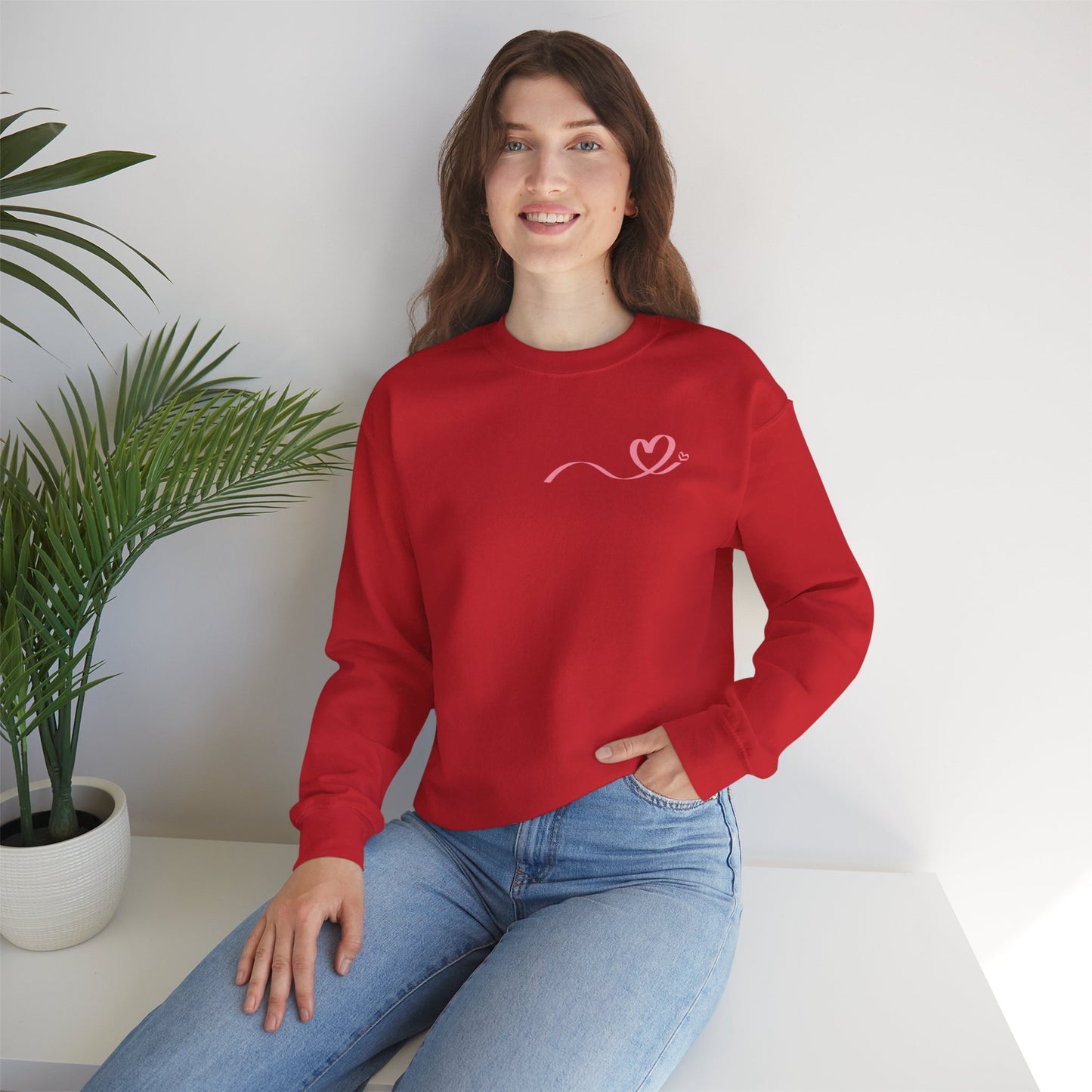 Heart Crewneck Sweatshirt