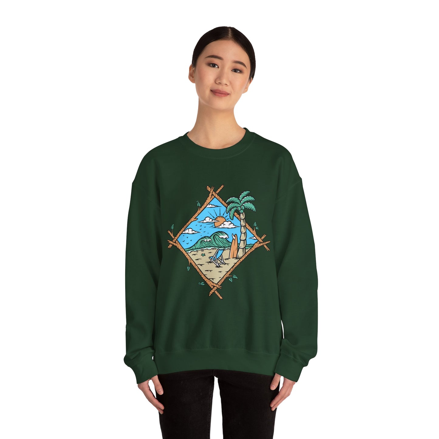 Beach Vibes Crewneck Sweatshirt