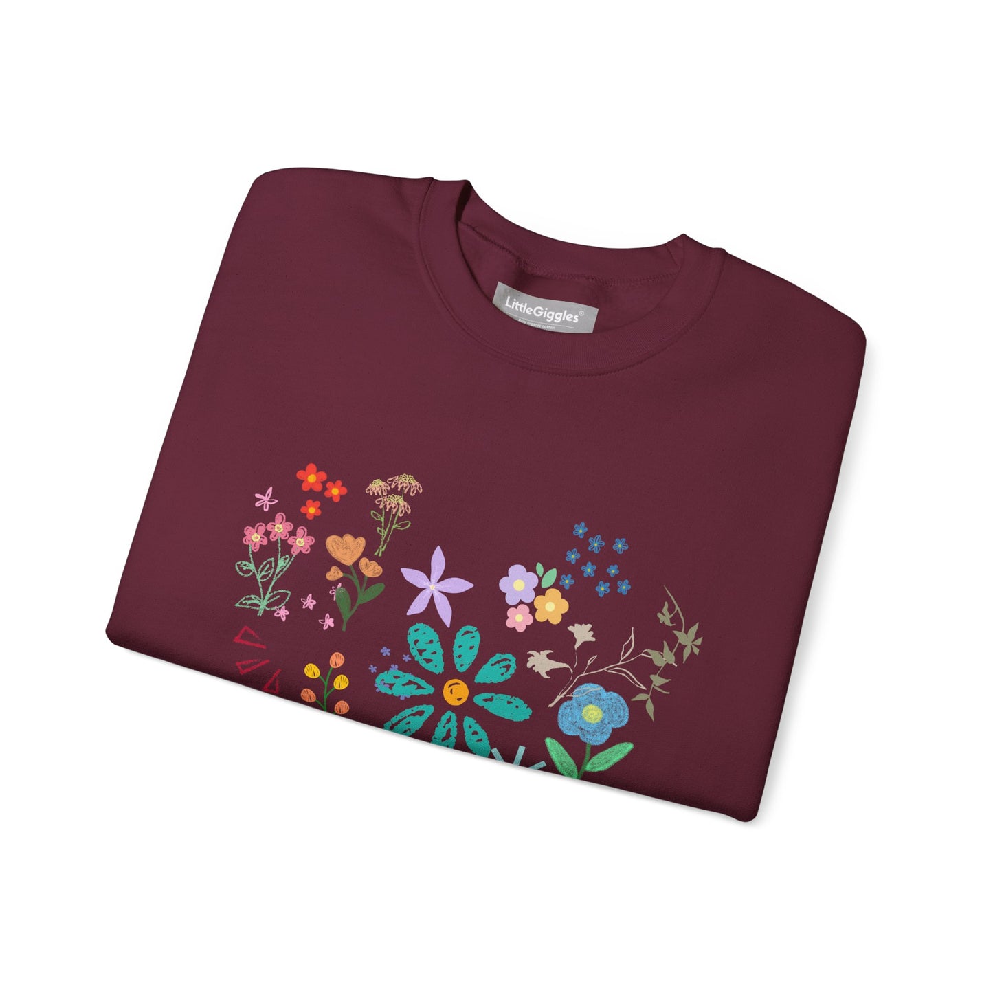 Floral Crewneck Sweatshirt