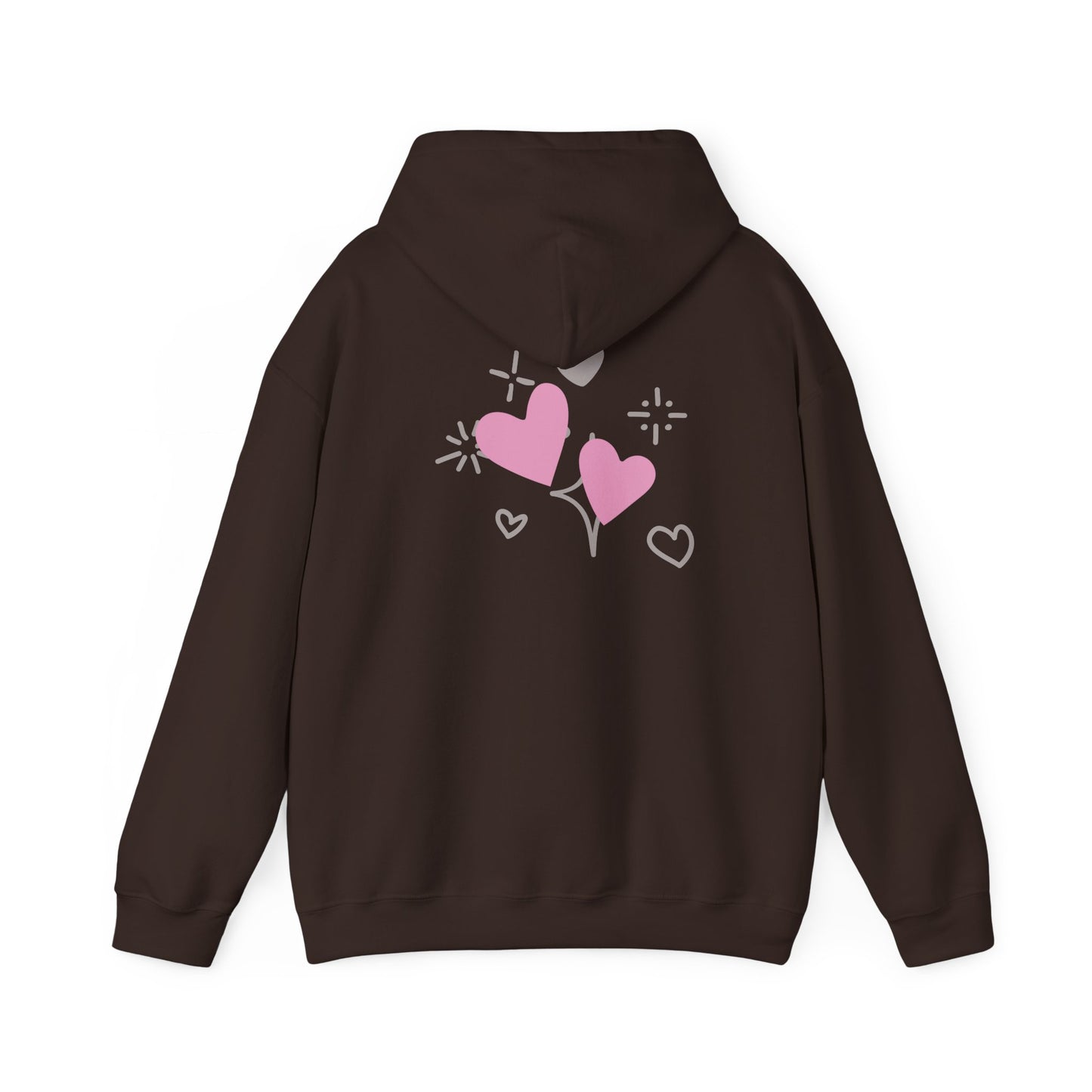 Cozy Heart-Themed Hooded Sweatshirt