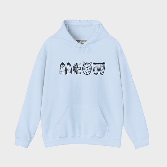 Cozy Meow Themed Hoodie