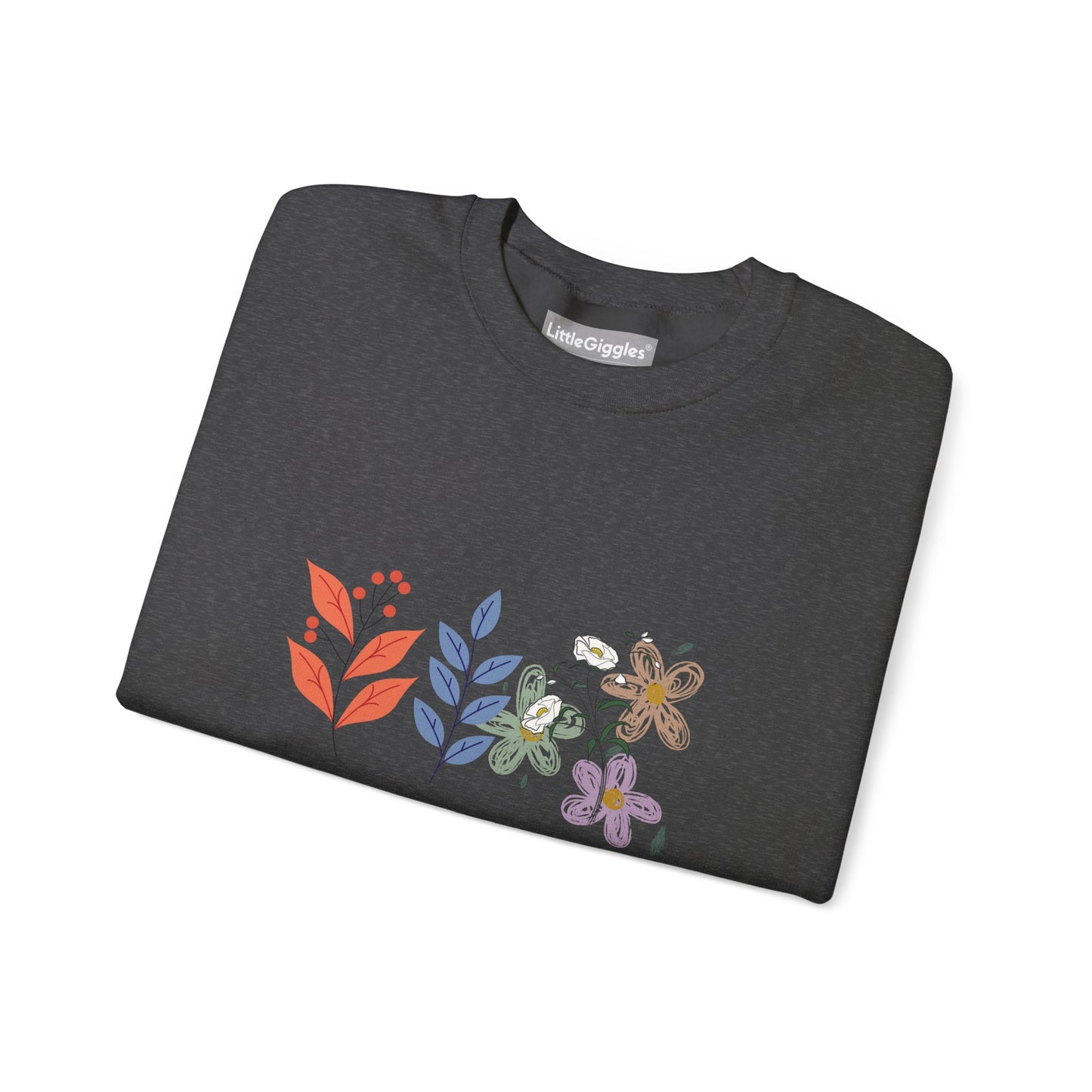 Floral Chic Artisanal Sweatshirt