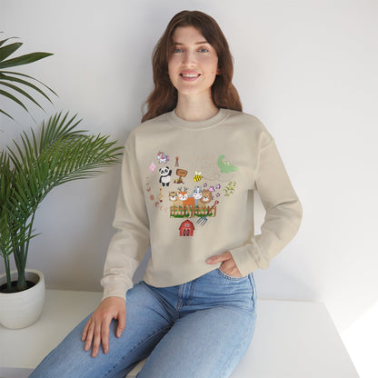Farm Animal Crewneck Sweatshirt
