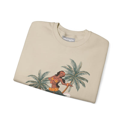 Tropical Chic Artisanal Sweatshirt
