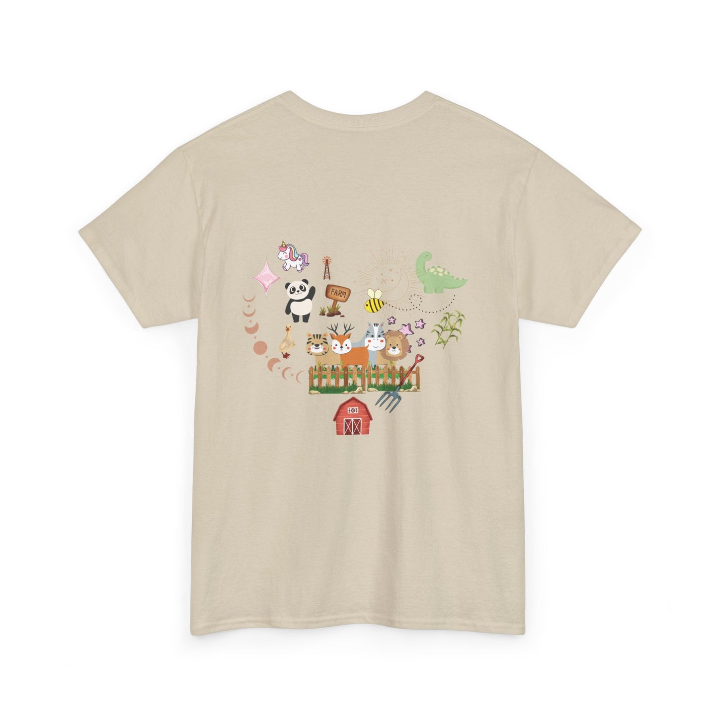 Farm Illustrations Unisex Heavy Cotton Tee