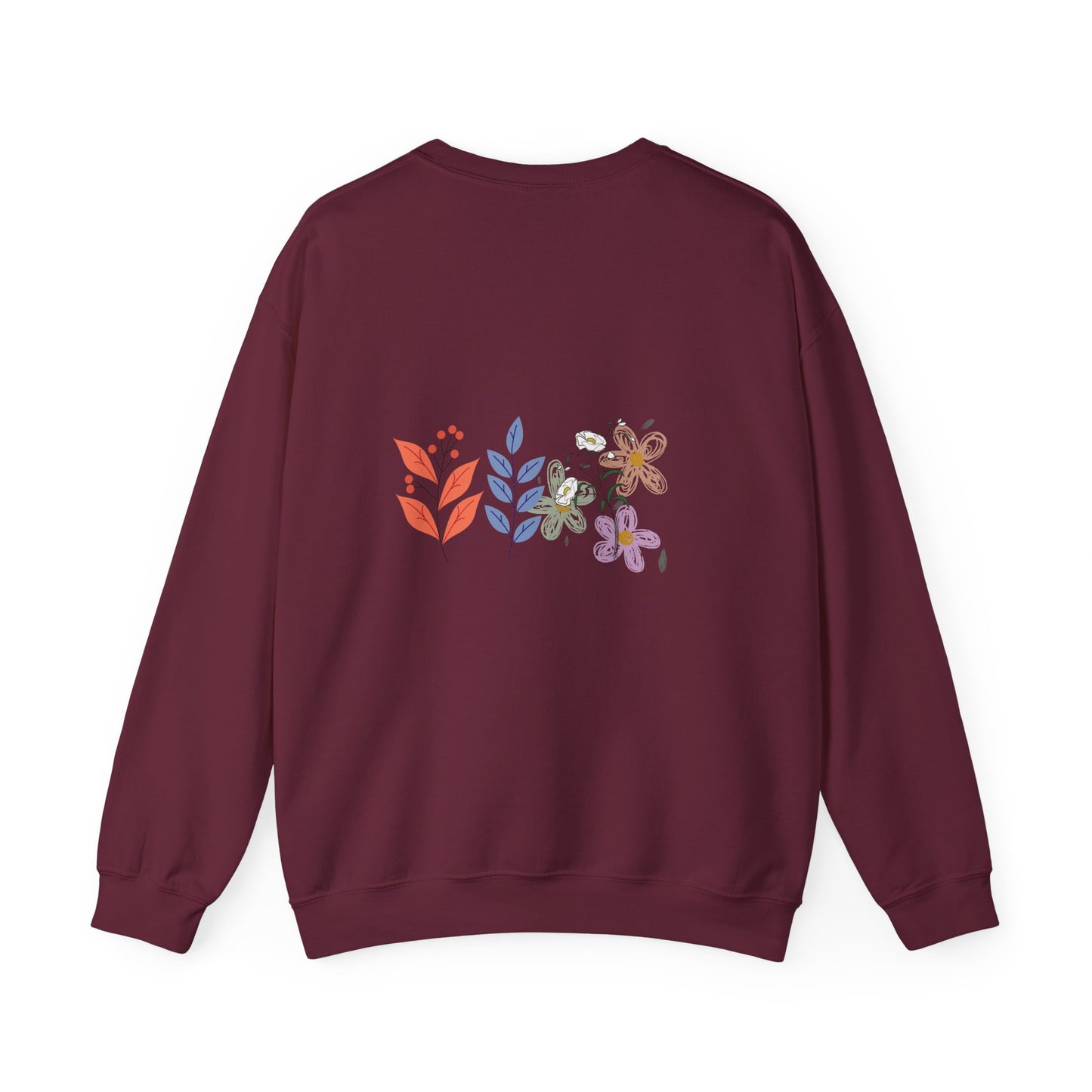Floral Chic Artisanal Sweatshirt