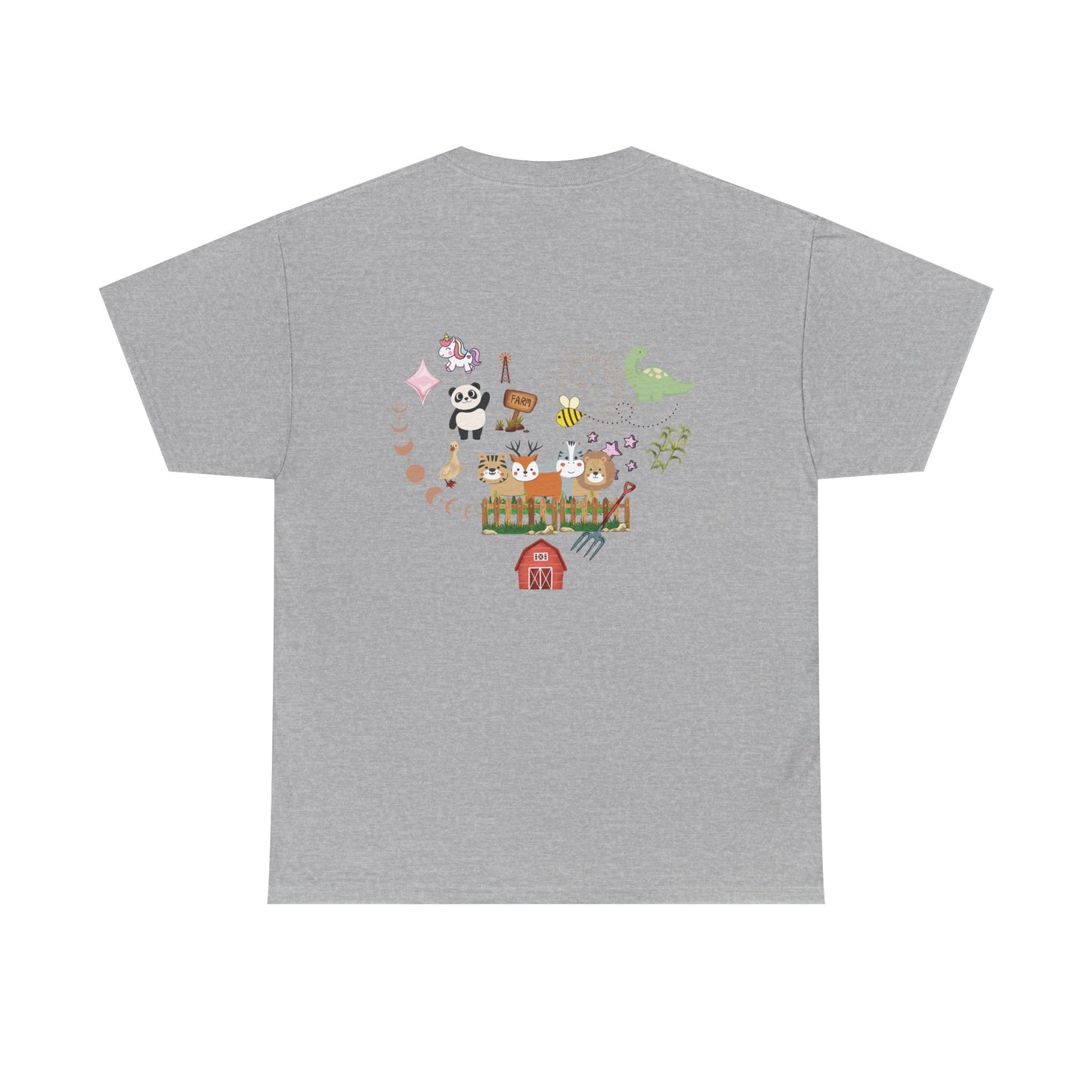 Farm Illustrations Unisex Heavy Cotton Tee
