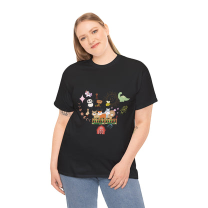 Farm Illustrations Unisex Heavy Cotton Tee