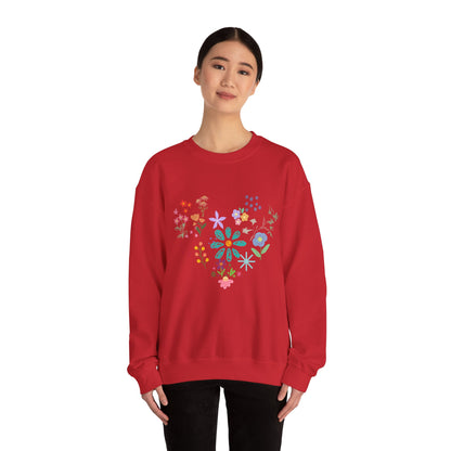 Floral Crewneck Sweatshirt