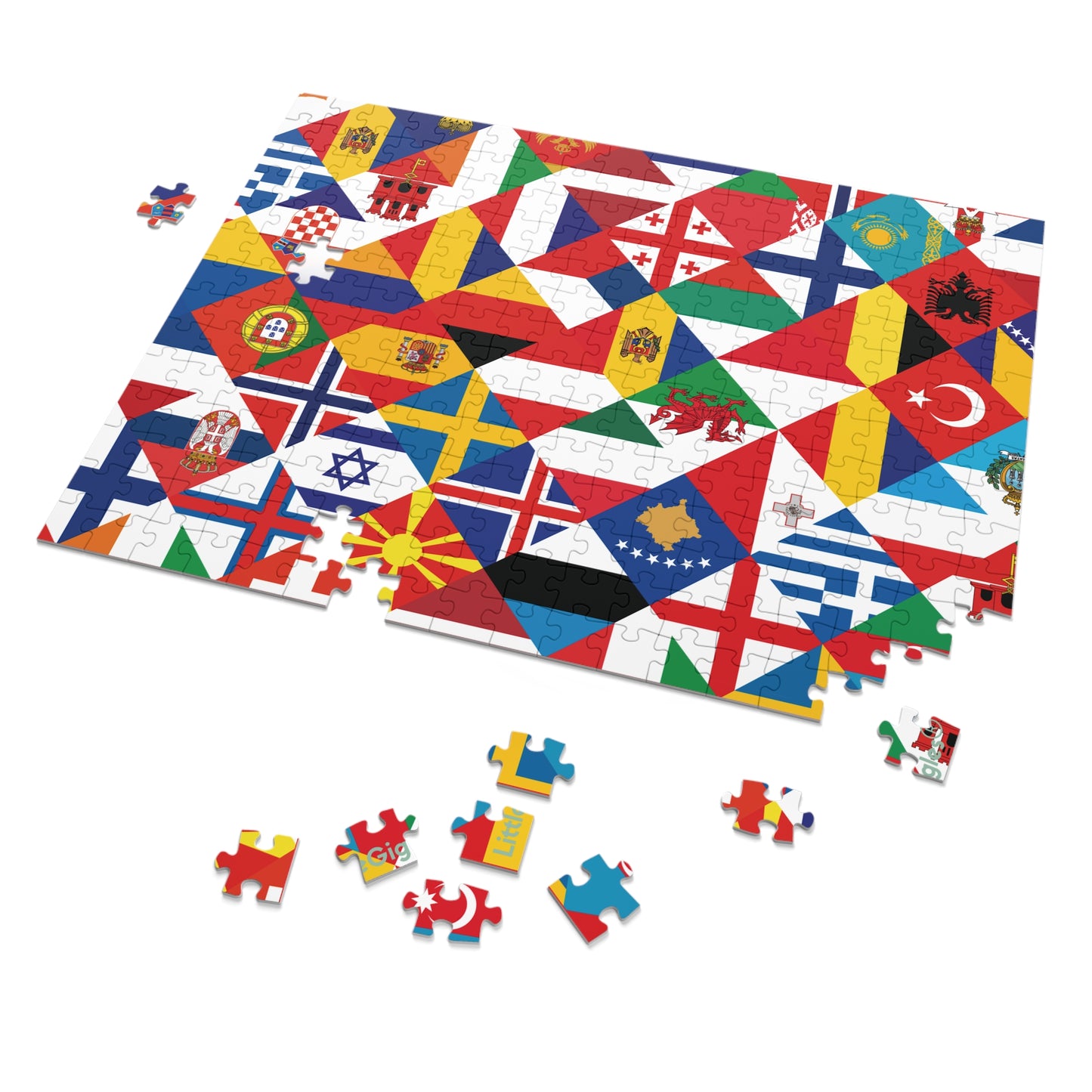 Kids Educational Jigsaw Puzzle with Tin