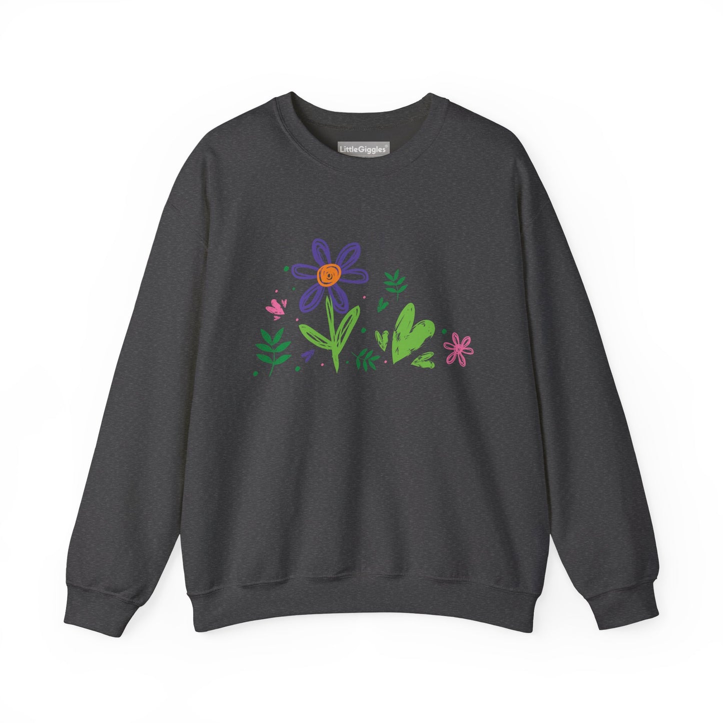 Floral Chic Artisanal Sweatshirt
