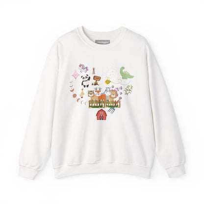 Farm Animal Crewneck Sweatshirt