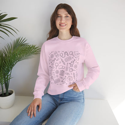 Doodle Chic Artisanal Sweatshirt