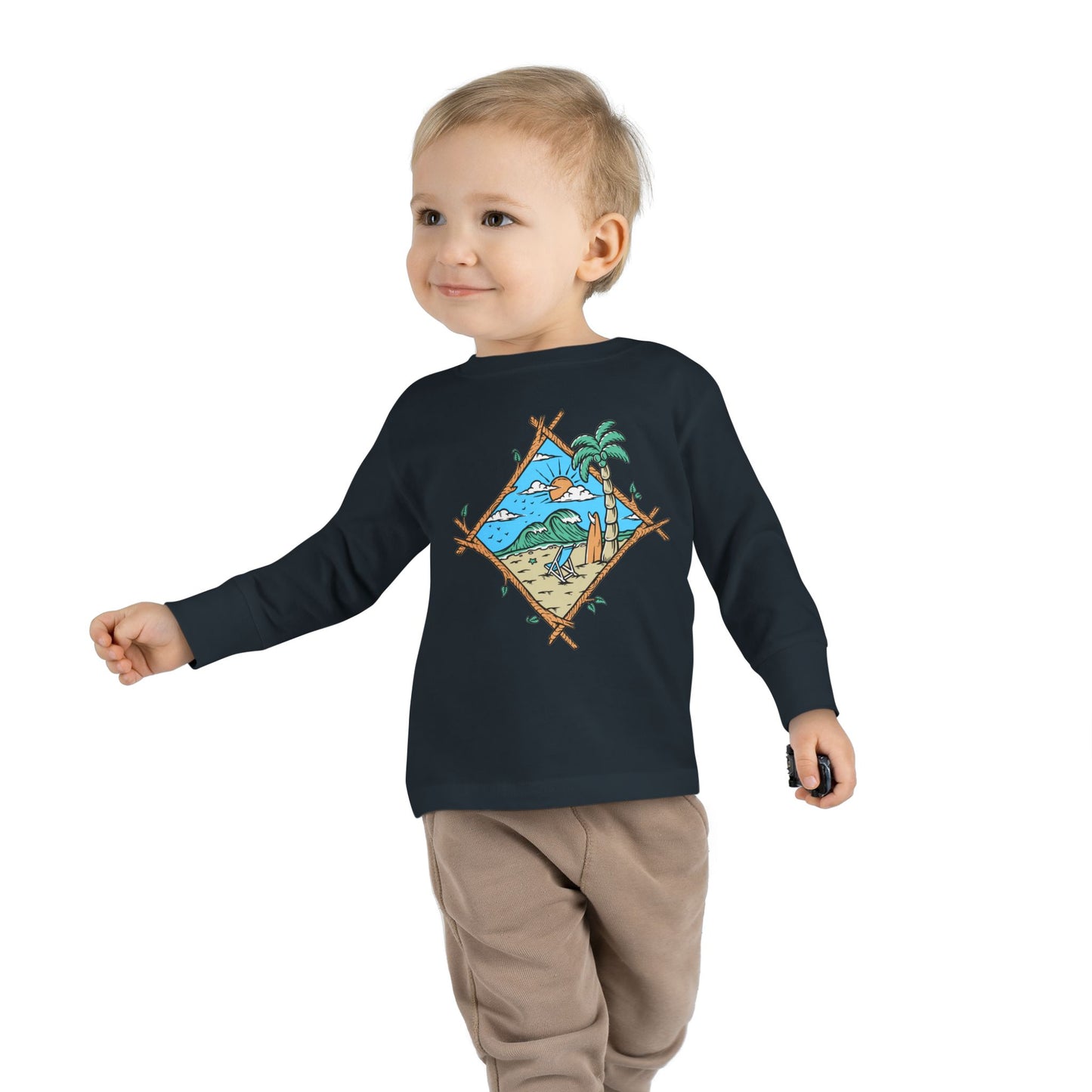Tropical Toddler Long Sleeve Tee
