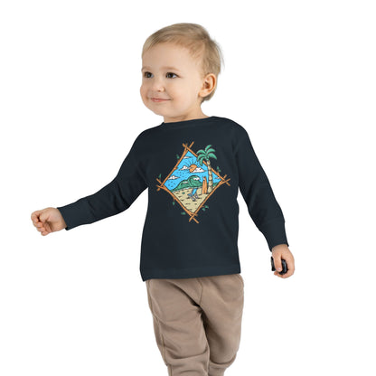 Tropical Toddler Long Sleeve Tee