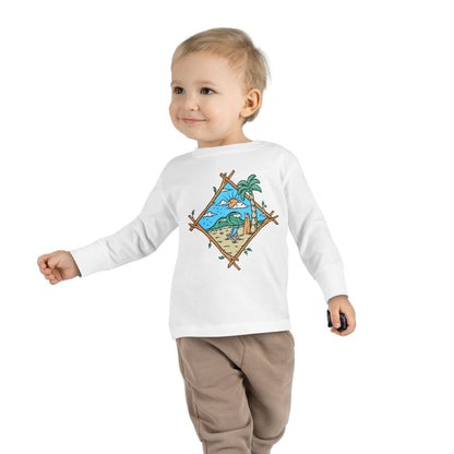 Tropical Toddler Long Sleeve Tee