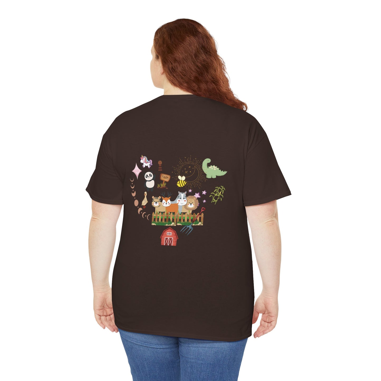 Farm Illustrations Unisex Heavy Cotton Tee