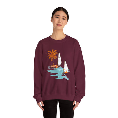 Tropical Chic Artisanal Sweatshirt