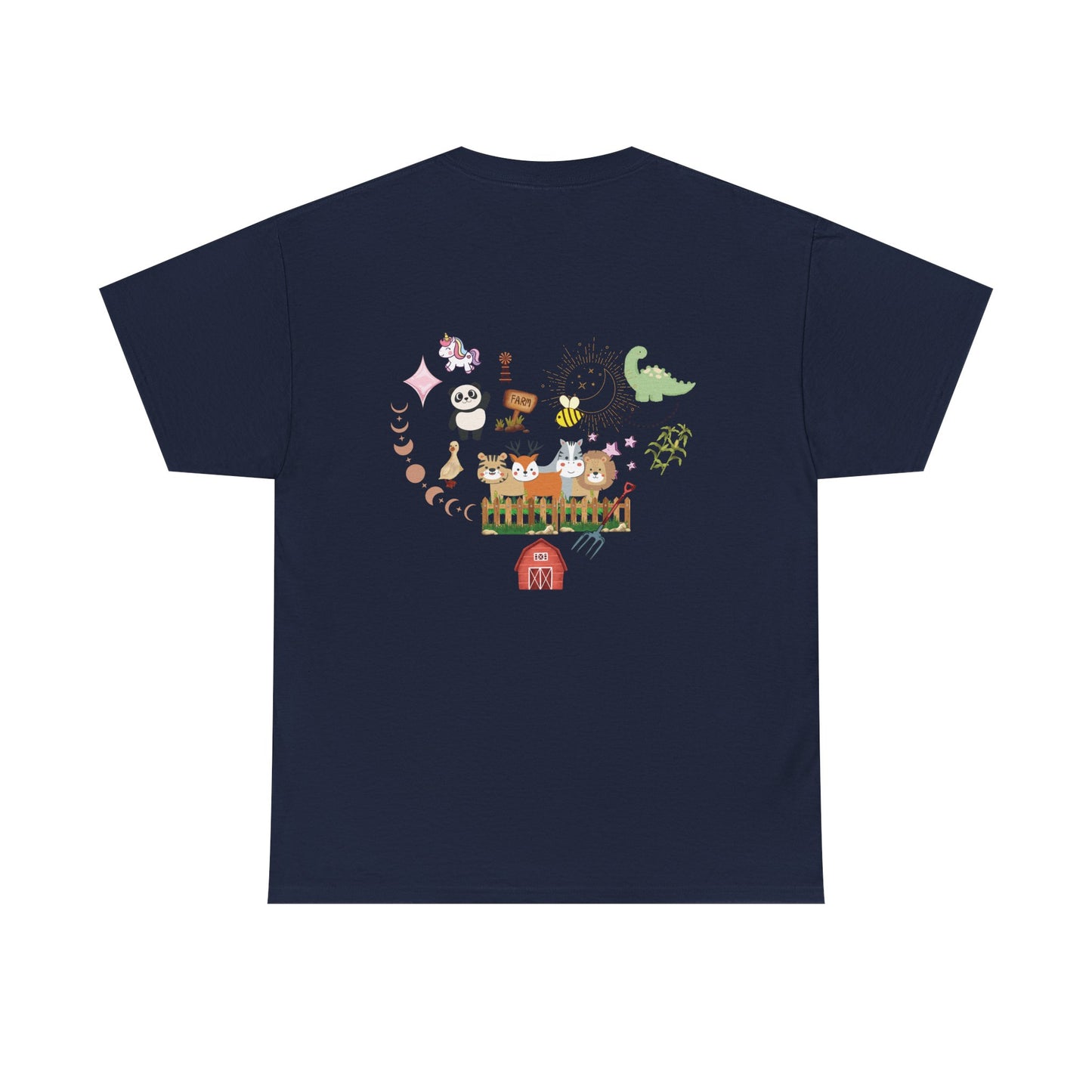 Farm Illustrations Unisex Heavy Cotton Tee