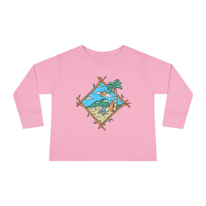 Tropical Toddler Long Sleeve Tee