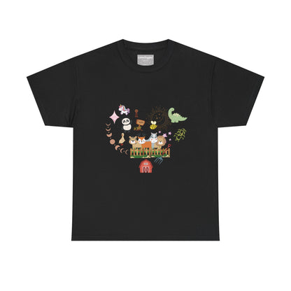 Farm Illustrations Unisex Heavy Cotton Tee