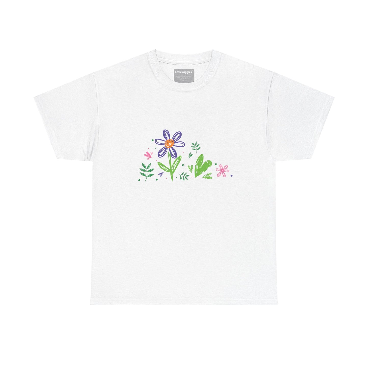 Floral Unisex Heavy Cotton Tee
